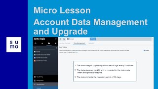 Microlesson: Account Data Management and Upgrade