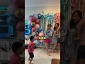 Our first baby gender reveal party! #genderreveal #singapore #singaporevlog #vloglife #singaporelife