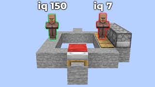 do minecraft villagers have different IQ?