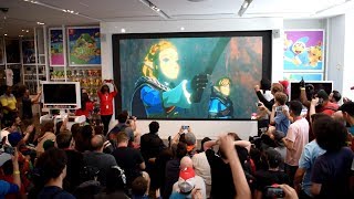 The Legend of Zelda: Breath of the Wild Sequel Reveal Live Reactions at Nintendo NY