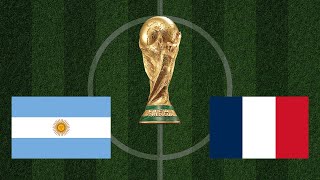 Argentina vs France | FIFA Qatar World Cup 2022 | Realistic Simulation | eFootball PES Gameplay