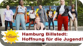 Hip-Hop Academy im Promblemviertel Billstedt: neue Chance für Jugendliche! SAT.1 Frühstücksfernsehen