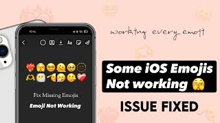 iPhone Emojis not Working Properly Problem Solve | Fix iOS Missing Emoji & working every emoji 🔥