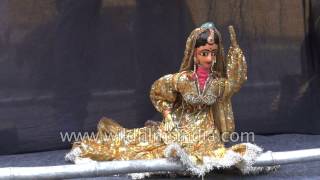 Rajasthani puppet dance in India