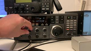 DXing with the JRC NRD525: First copy of Bangkok Meteorological Radio 8743 kHz since 2019.