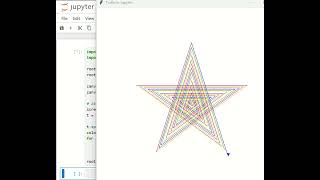 Creative Python Turtle Graphics Animation using Loops