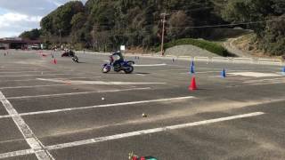 20170114 ナウシカ練習会 motokawaさん1 wr250 gymkhana