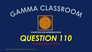 110-Solution for Morning Exam 110 - How to Calculate one Phase load Current in A Balance 3-Ph System