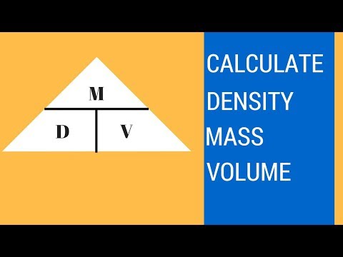 What is the formula to calculate mass?