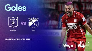 América de Cali vs. Deportivo Cali (Goles) | Liga BetPlay Dimayor 2023-I 1 Fecha 17