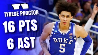 Tyrese Proctor 16 PTS, 6 AST, 2 STL Highlights vs Tennessee | 2nd Round