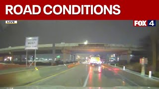 Dallas weather: Road conditions at 6 a.m.