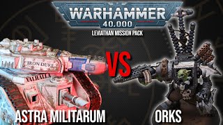 Astra Militarum Vs Orks - Warhammer 40k 10th Edition Battle Report