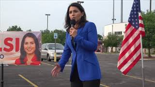 Tulsi Gabbard Focuses on Climate Change and Foreign Policy