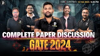 GATE 2024 Complete Paper Discussion || D PHYSICS