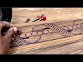 Amazing Wood Carving Designs With Router Machine Bits.