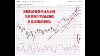 [華贏控股SWIN.US。市場quick shot] 2024.12.15 美聯儲會後聲明成為焦點 /  假期前獲利平倉盤湧現 / 商品貨幣跌勢轉急