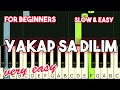 APO HIKING SOCIETY - YAKAP SA DILIM | SLOW & EASY PIANO TUTORIAL
