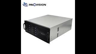 2022 New 4U 630MM Depth 8 Bays HDD Trays Hotswap Server Case Support 8 Full-height PCI/PCIE Expansio