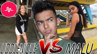 Liddlenique vs Malu Trevejo Dance Compilation🔥‼️ (Reaction)