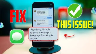 Fix ‘Message Blocking Is Active’ on iPhone on iOS 26 | Resolve Message Blocking Error on iOS