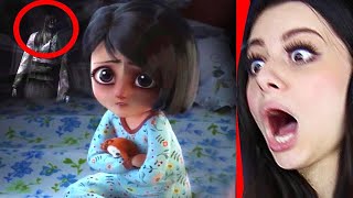 REACTING TO THE MOST CREEPY ANIMATIONS (DO NOT WATCH AT NIGHT)