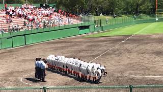 ２０１７秋季高校野球兵庫県大会２回戦　市立尼崎ｖｓ須磨翔風　９回裏　須磨翔風の攻撃　市立尼崎の勝利を讃えて♪