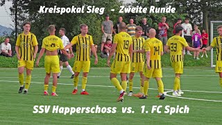 Fussball Kreispokal Sieg - SSV Happerschoss vs. 1. FC Spich