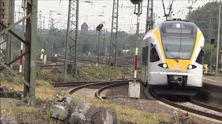 Zugverkehr  Bahnhof Hamm Westfalen teil 1 27.06.2015 Br 155,152,428,429,185,112.