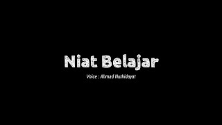 Niat Belajar (Ngaji) | Hapalan Santri