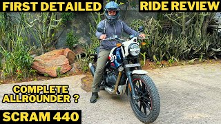 Scram 440 First Ride Detailed Review | What is missing ? | Can we call it allrounder ?