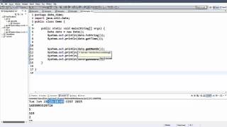 Java Tutorial For Beginners 40 Using Date & Time + formatting Date using SimpleDateFormat