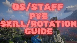 Greatsword/Staff Pve Skill and rotation guide. #throneandliberty