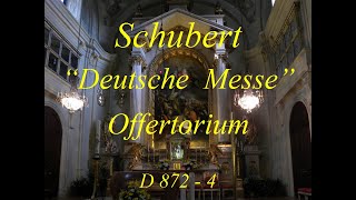 Schubert - Deutsche Messe - D872-4 Offertorium - Score