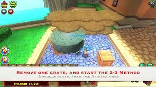 Wizard101 How to Build a 69 Plot Couch Potato Garden