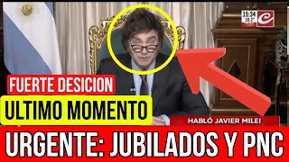 💥URGENTE COMUNICADO DE ANSES Y MILEI❗ para los JUBILADOS Y PENSIONADOS de Anses +AUMENTO+MORATORIA