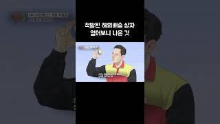 공항 화물 관리자가 받아본 역대급 해외 배송 금지 품목 #shorts