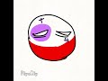 Do the Earthquake #countryballs #shorts #flipaclip