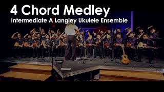 4 Chord Medley - Intermediate A Langley Ukulele Ensemble (April 2019)