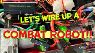 Wiring a combat robot - the basics.