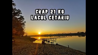 Pescuit la Lacul Cetariu - Crap 21 kg