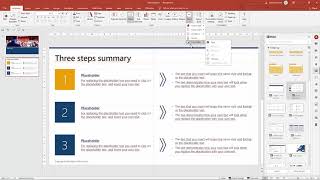 Insert templates with empower® slides 8