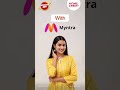 iss diwali bano sabse stylish ujjwal emi card se karo myntra ke big fashion festival mein shopping