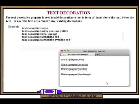 Css Text Decoration - YouTube