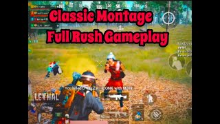 Classic Montage On perfect Song | Many Clutches And Full Rush Gameplay | PUBG MOBILE | Gamer Lethal