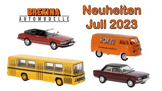 Brekina Modellauto Neuheiten Juli 2023