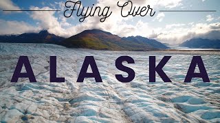 FLYING OVER ALASKA (4K UHD): Relaxing Piano Music \u0026 Beautiful Nature Landscapes For Relaxation