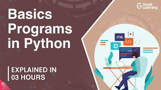 Basic Programs in Python | Palindrome in Python | Fibonacci Series in Python | Great Learning