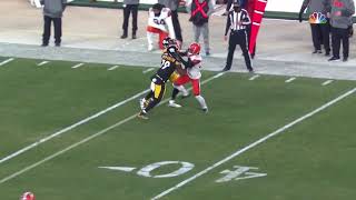 JuJu Smith-Schuster Frustrated Down 28 Performs TAKEDOWN Block on Mitchell | Ste