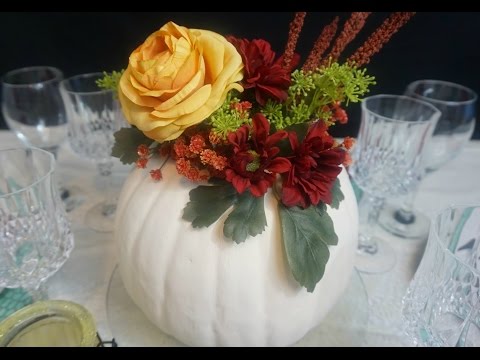 DIY Tutorial: Pumpkin Passion Centerpiece for Under $25! DIY Tutorial: Pumpkin Passion Centerpiece for Under $25!